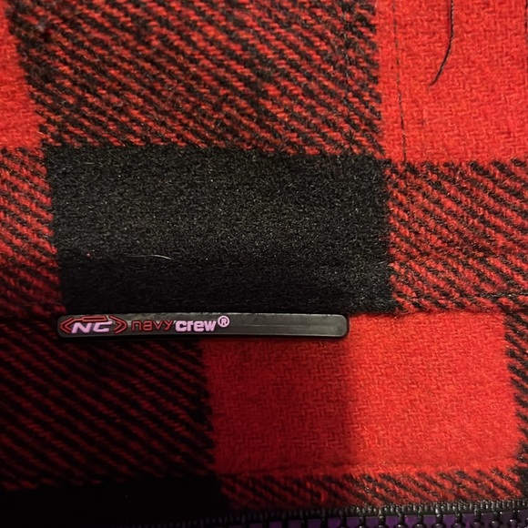 Fuzzy plaid jacket - Picture 2 of 4